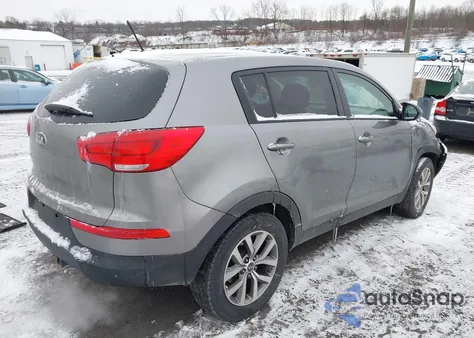 2016 Kia Sportage Lx z USA, uszkodzony, nr VIN KNDPBCACXG7831624